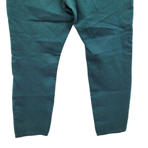 LC Lauren Conrad Colored Skinny Jeans 14 Forest Green Stretch Mid-rise 5 Pocket - Picture 8 of 13
